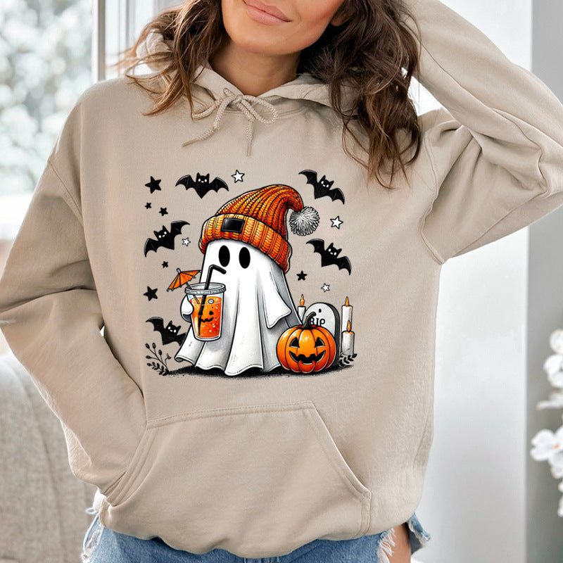 Halloween Print Hoodie — AJ Clothing, view 3