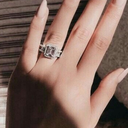 Pave Diamond Ring — AJ Clothing, view 3