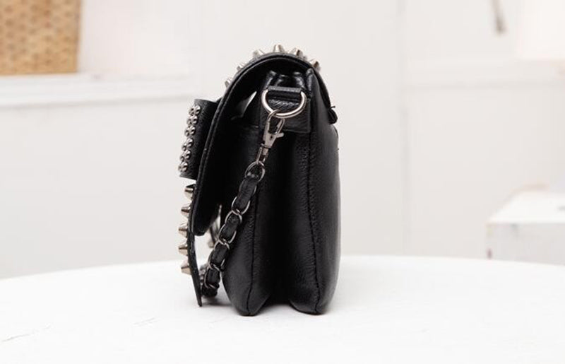 Studded Messenger Bag — AJ Clothing, view 4
