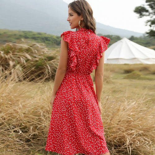 Chiffon Maxi Dress — AJ Clothing, view 2