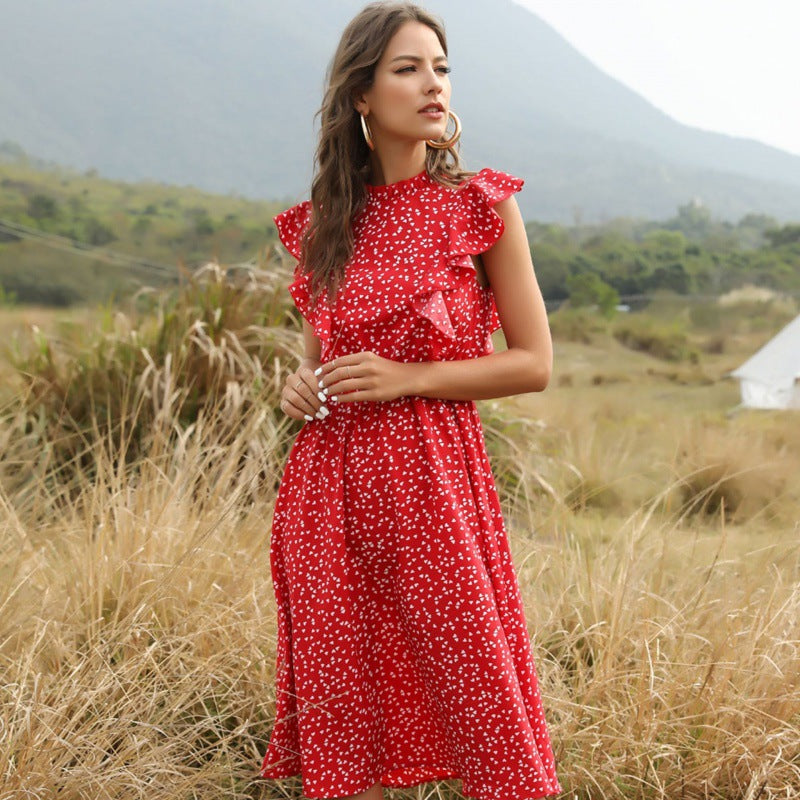 Chiffon Maxi Dress — AJ Clothing, view 4