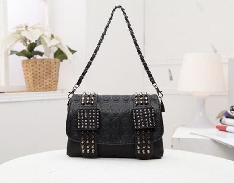 Studded Messenger Bag — AJ Clothing, view 6