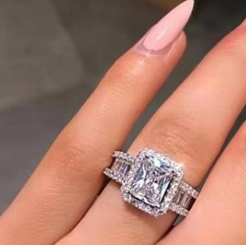 Pave Diamond Ring — AJ Clothing, view 2