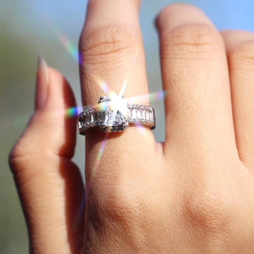 Pave Diamond Ring — AJ Clothing, view 4