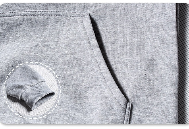 Printed Hoodie — AJ Clothing, view 4