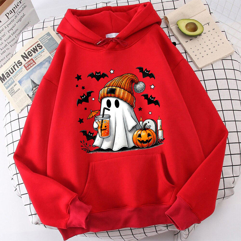 Halloween Print Hoodie — AJ Clothing, view 12