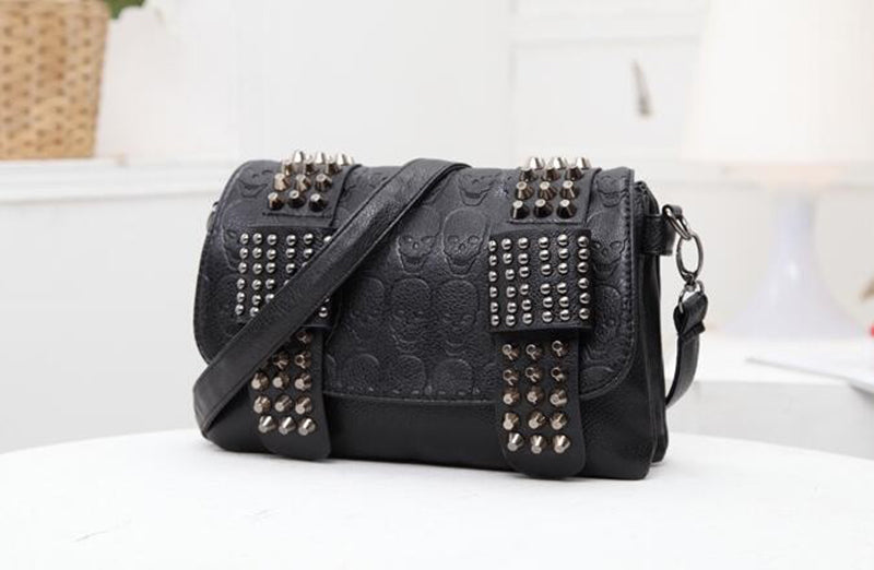 Studded Messenger Bag — AJ Clothing, view 3