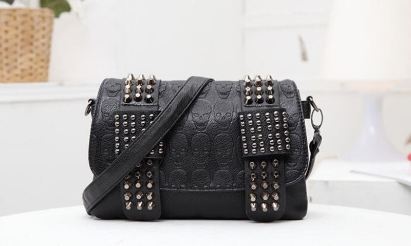 Studded Messenger Bag — AJ Clothing, view 2