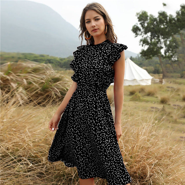 Chiffon Maxi Dress — AJ Clothing, view 8