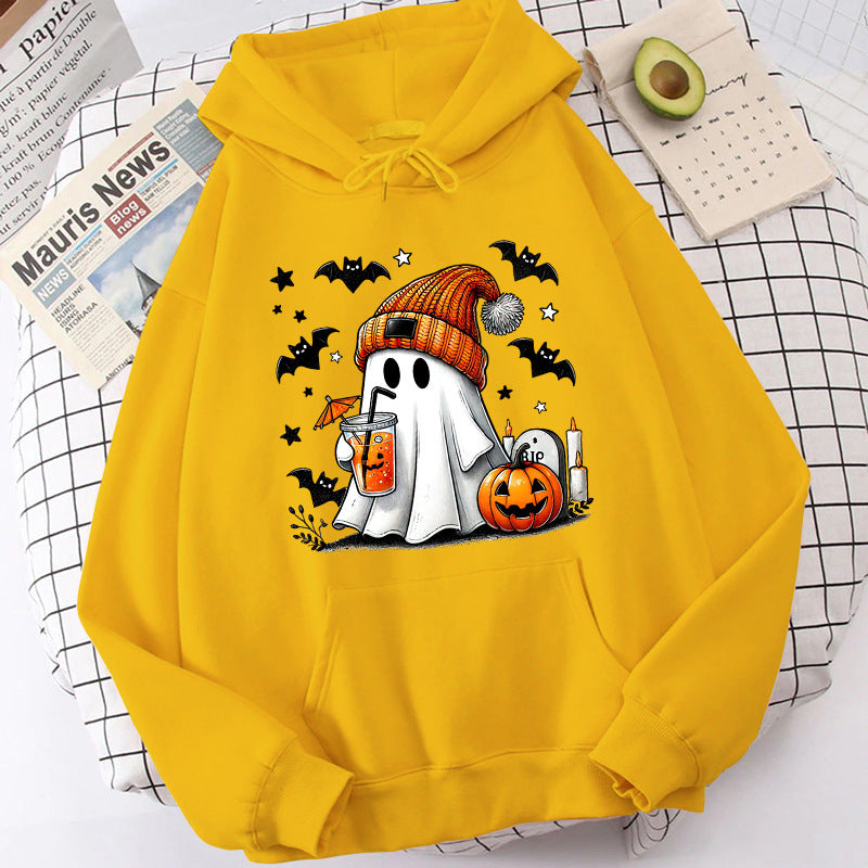 Halloween Print Hoodie — AJ Clothing, view 14