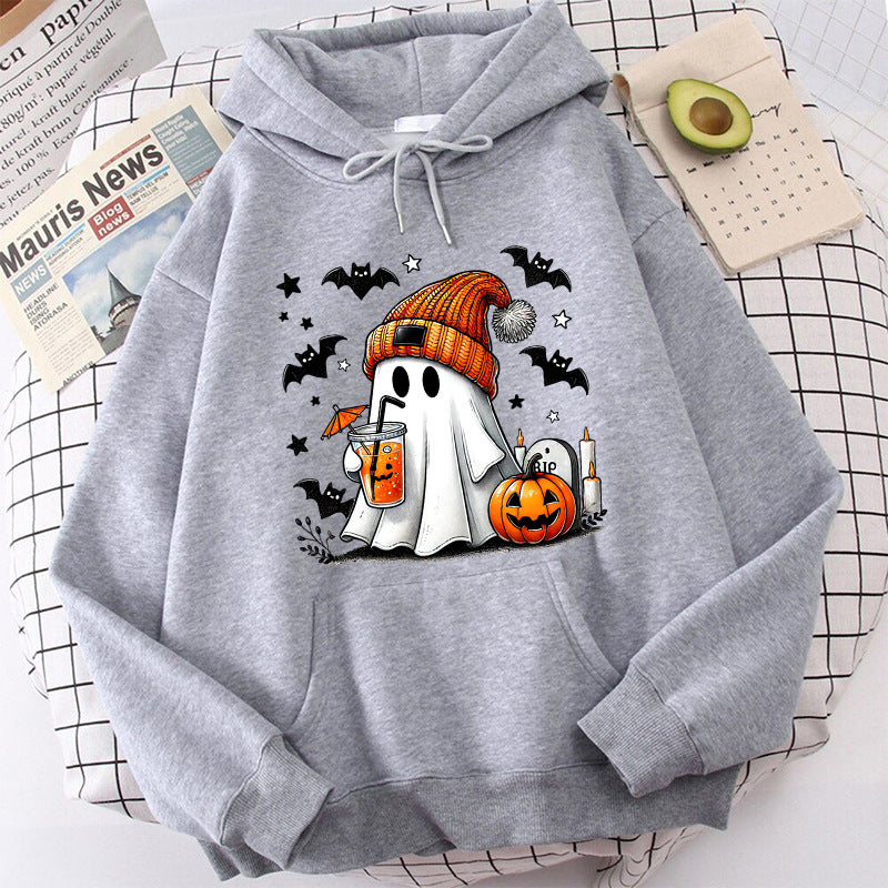 Halloween Print Hoodie — AJ Clothing, view 7