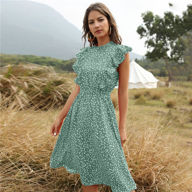 Chiffon Maxi Dress — AJ Clothing, view 7